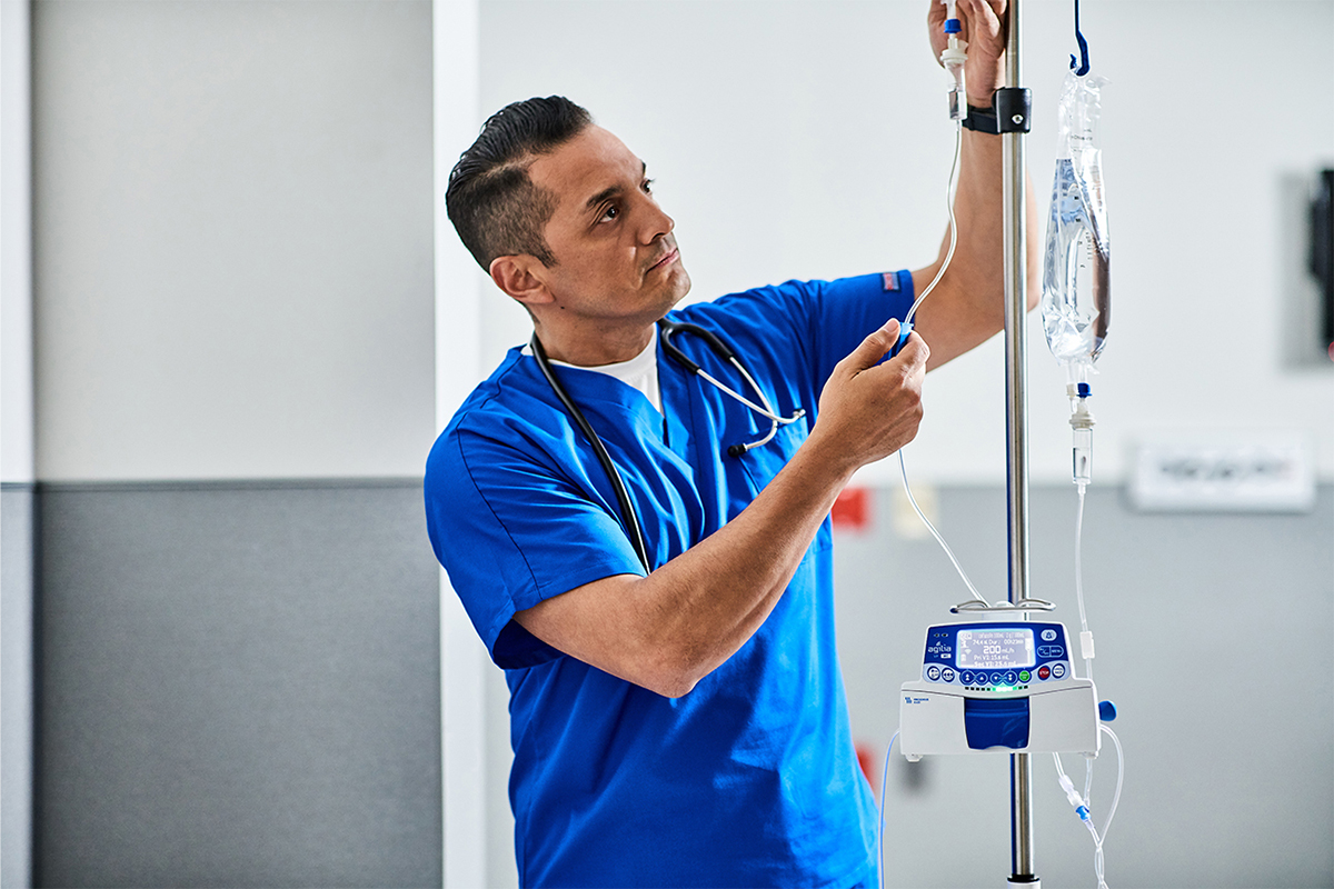 convenient and safe IV set configurations